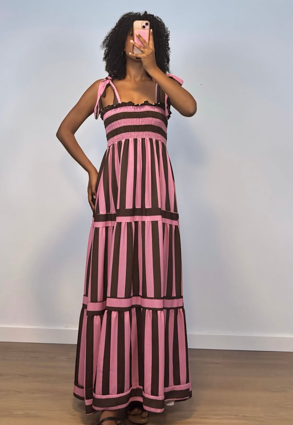 Vestido rayas fluido