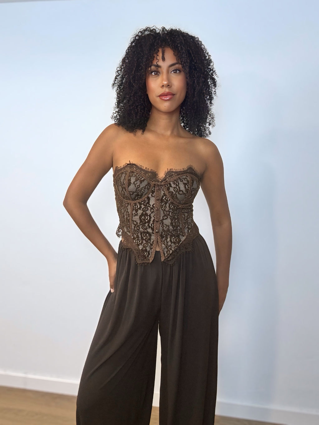 CORSET MARRÓN