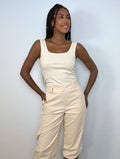 PANTALÓN BALLOON BEIGE