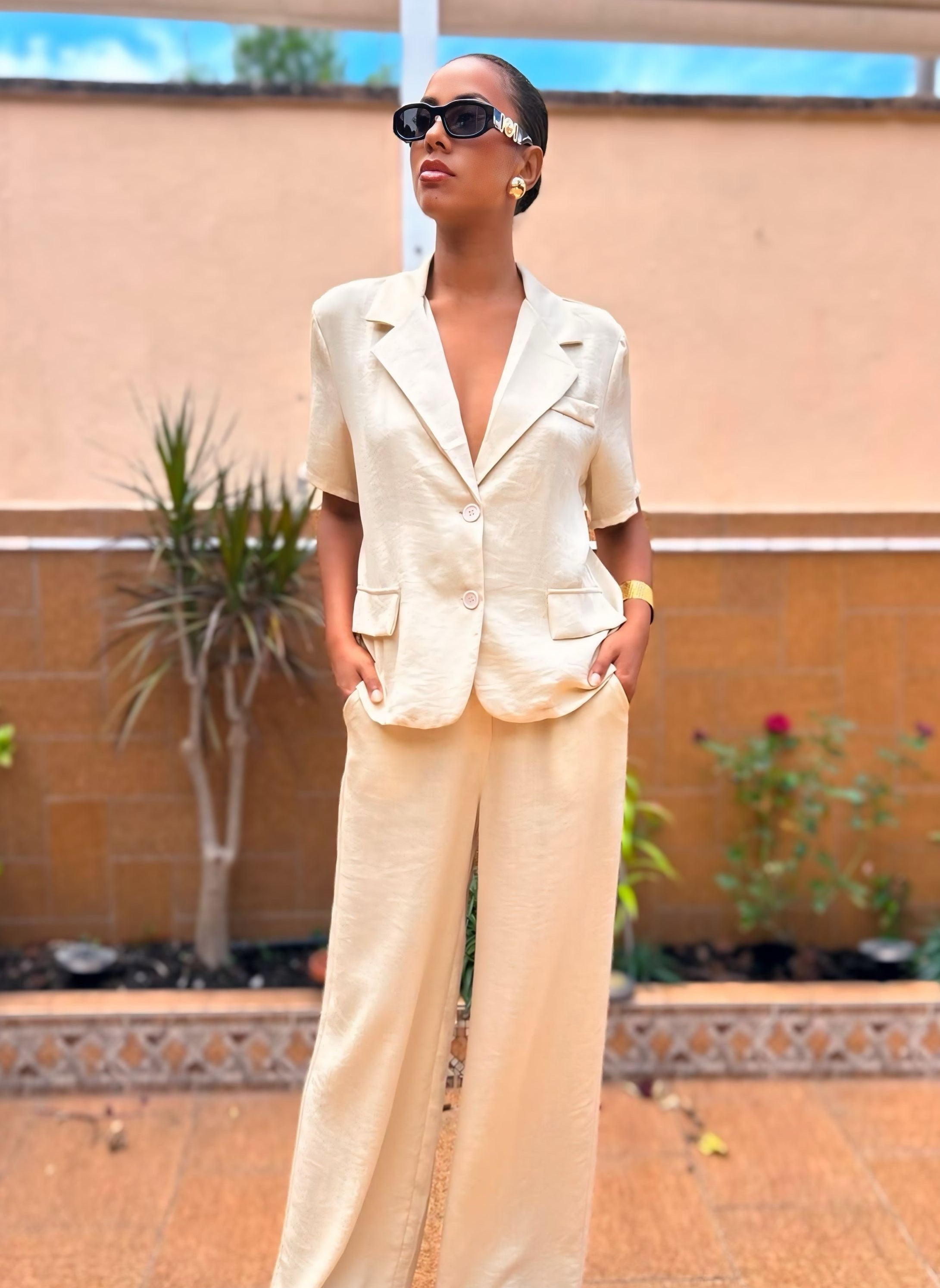 Traje tipo lino