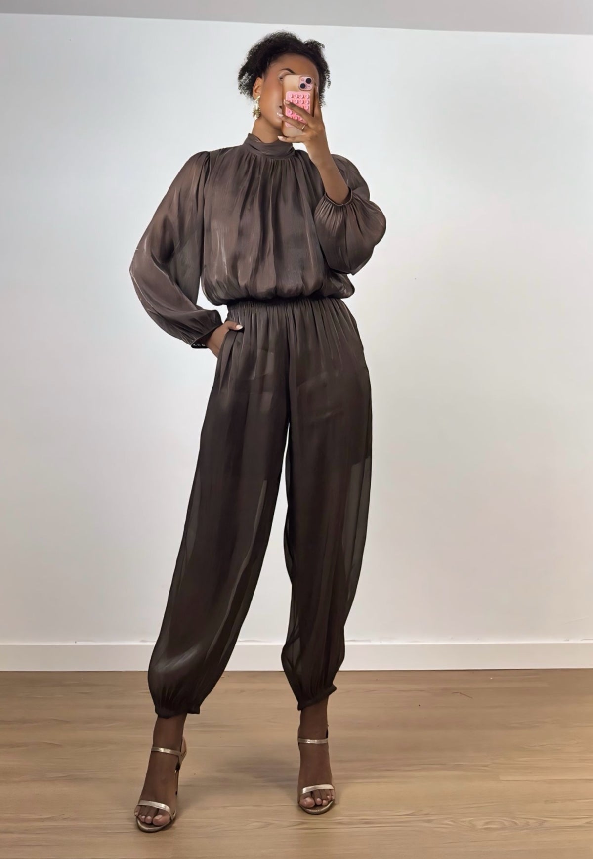 CONJUNTO ELEGANT MARRÓN