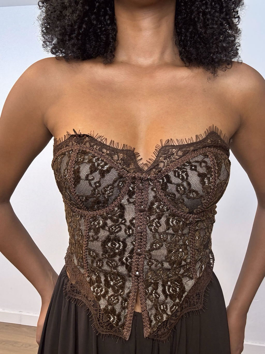 CORSET MARRÓN