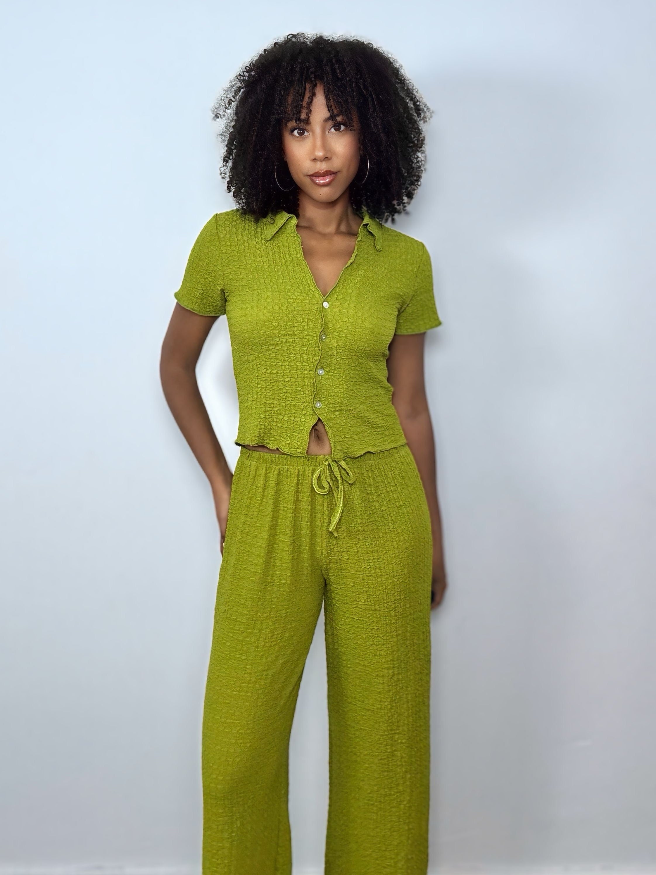 PANTALÓN PISTACHO