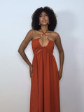 VESTIDO TEJA