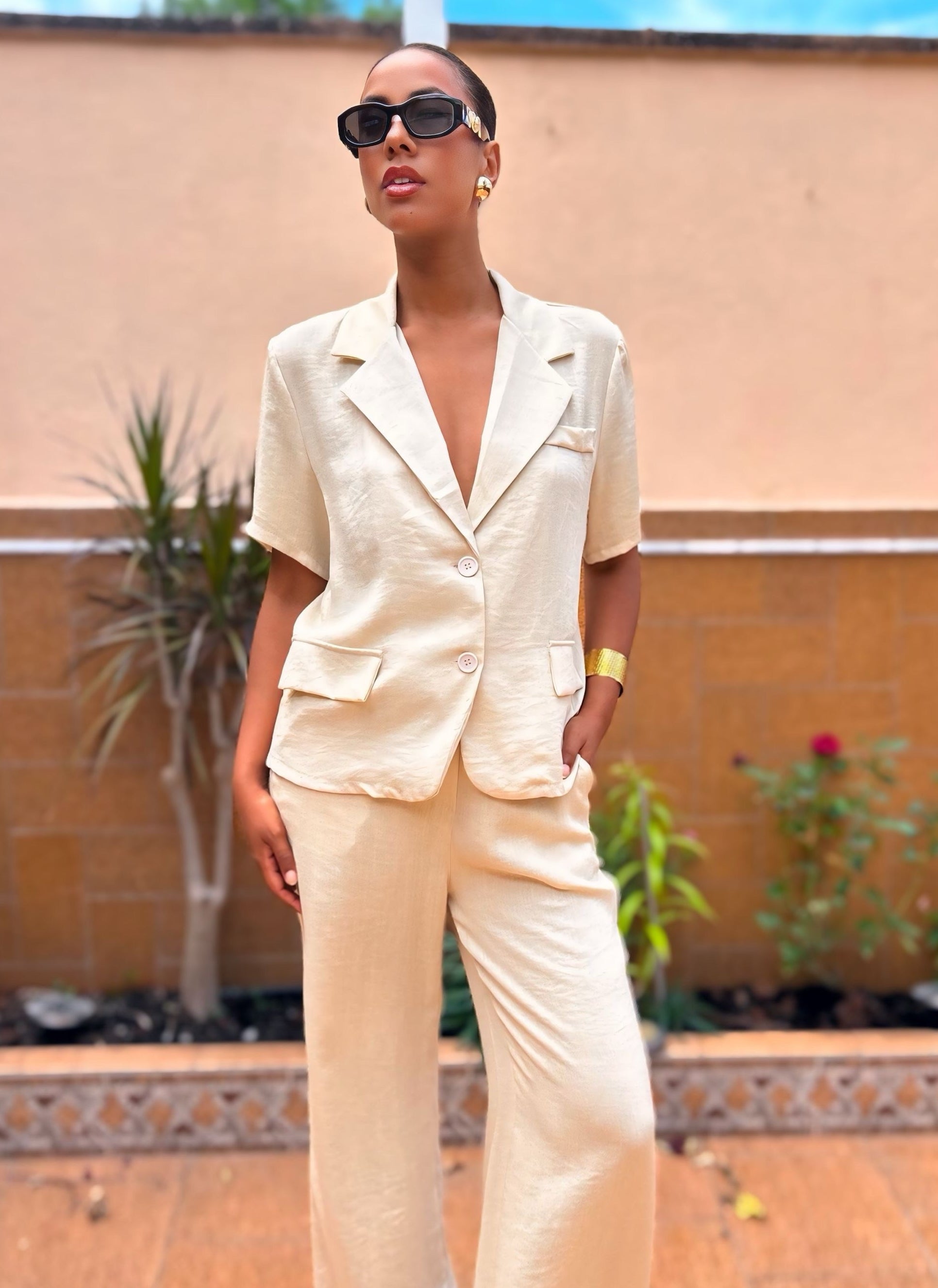 Traje tipo lino
