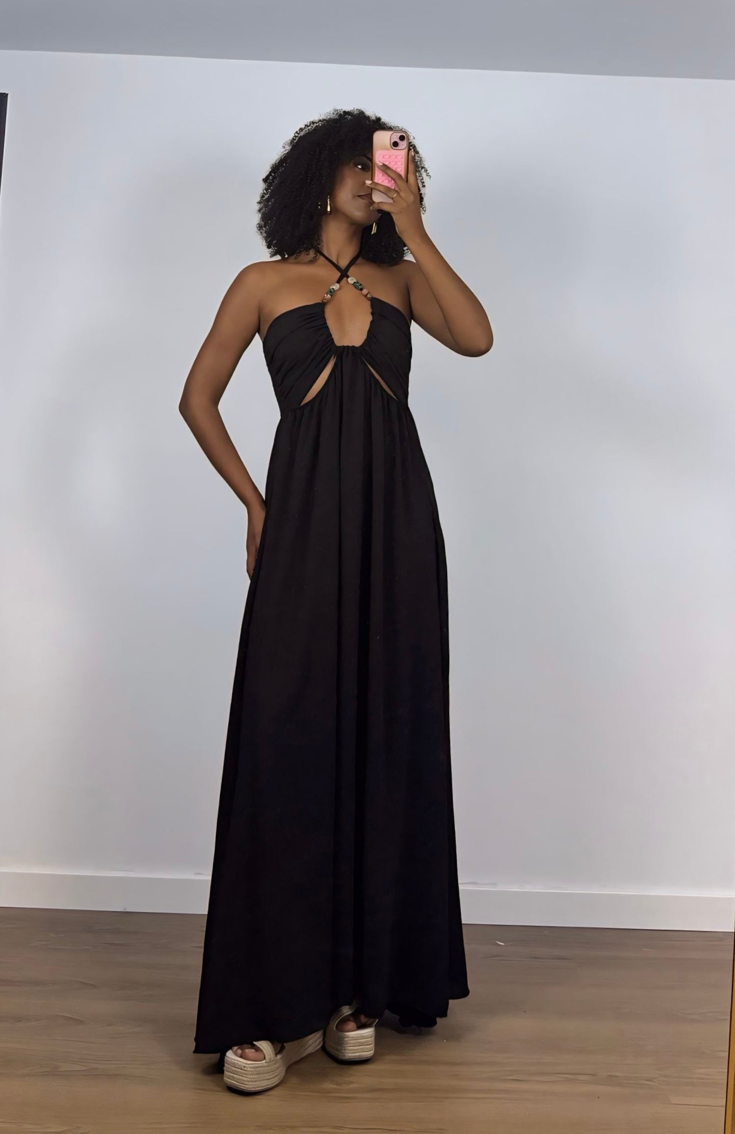 VESTIDO NEGRO FLUIDO