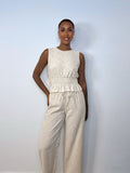 PANTALÓN RAYAS TIPO LINO